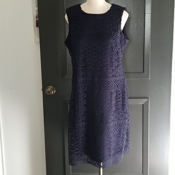 Donna Karan Navy Blue Dress Size 12